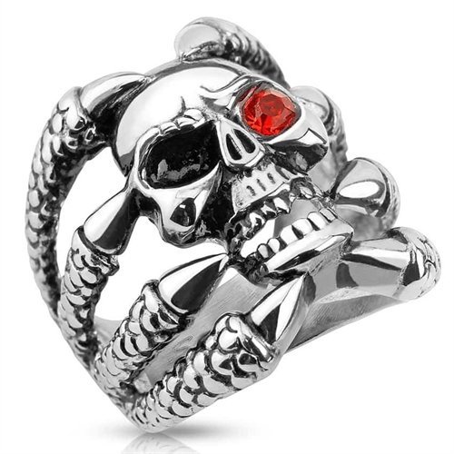 Stygg skallen ring