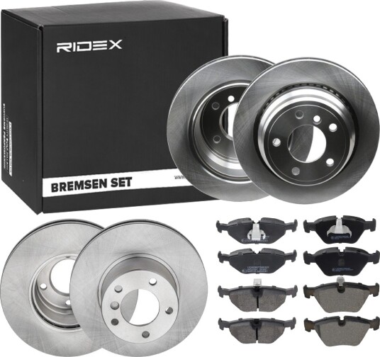 Bremseskiver og -klosser RIDEX 3405B1710