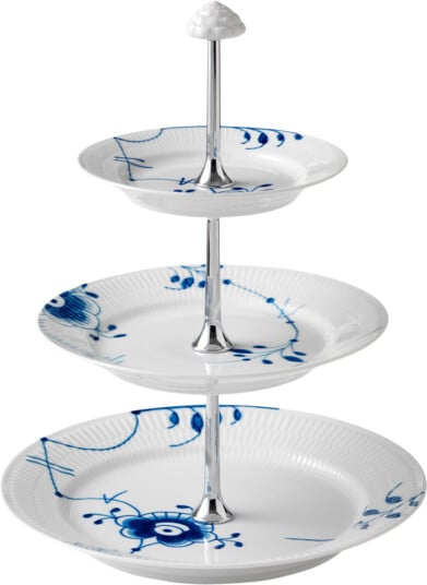 Royal Copenhagen Blue Fluted Mega etasjefat 35 cm
