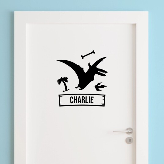 Dørklistremerke Dinosaurdesign Dørklistremerke Dinosaurdesign