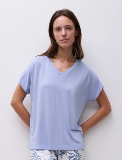 Femilet Loraine Top Ss   Blue   40
