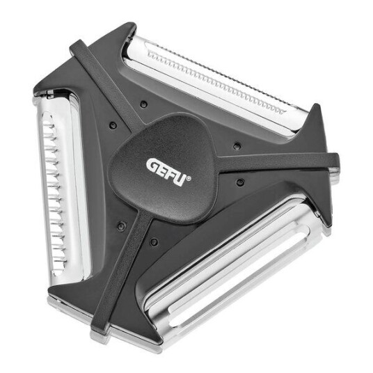 Gefu Spin universalskreller 3 blad 10 cm grå