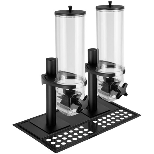 VEGA Müslidispenser Hamshire dobbel GN 1/1; 8l 53x32.5x56.2 cm LxBxH; Svart VEGA Müslidispenser Hamshire dobbel GN 1/1; 8l 53x32.5x56.2 cm LxBxH; Svart