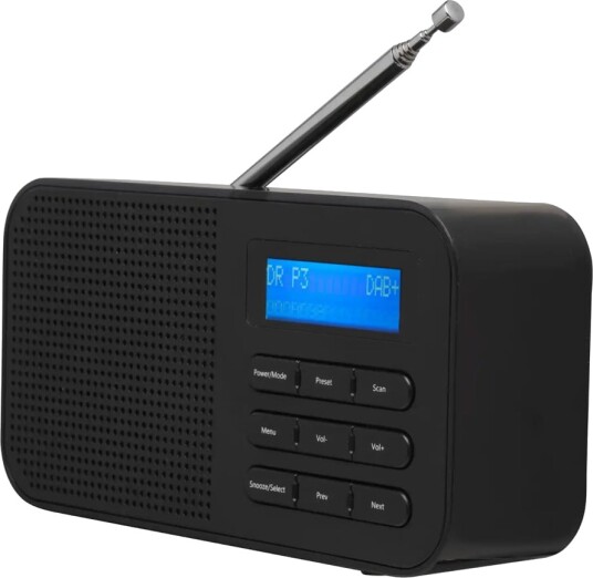 Denver DAB-42 Bærbar DAB+ Radio Svart Denver DAB-42 Bærbar DAB+ Radio Svart