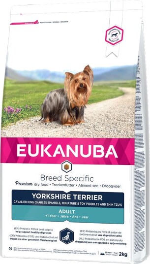 Eukanuba Breed Yorkshire Terrier Tørrfôrr 2 kg