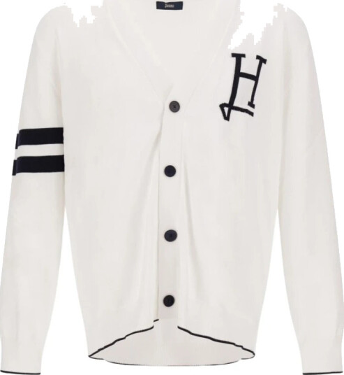 Herno Herre Strikkevarer Hvit M, Herno Herre Strikkevarer Hvit M,