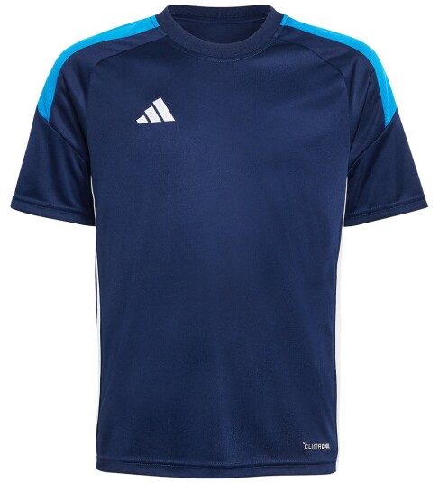 Adidas Performance T skjorte Tiro Dkblue/Broyal/White Adidas Performance 8 år 128 T skjorte Blå