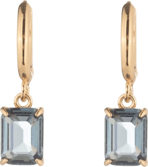 Lauren Ralph Lauren Pe 14Mm Huggie Hoop W Drop  Gld/ Blue   GLD/ BLUE   One Size 2.26 cm