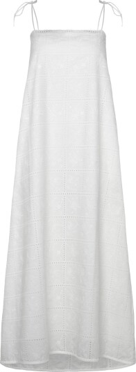 Faithfull The Brand Mora Midi Dress White XS Faithfull The Brand Mora Midi Dress White XS