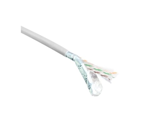 Act Cat 6 F/Utp Solid Installation Cable Pvc Cpr Euroclass Eca 24Awg Grey 500 Meter C6 F/Utp Solid Pvc Eca Gy 500M (Fs6005)