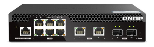 Qnap Web Managed Series - Switch - Halvbredde, Lag 2 Styrt - Rackmonterbar