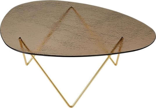 Gubi Pedrera Salongbord Messing Halvmatt/ Bronse/ Glass Gubi Pedrera Salongbord Messing Halvmatt/ Bronse/ Glass