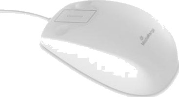 Mediarange Mros265 Ambidekstriøs Optisk Usb Type C 1000 Dpi Hvit