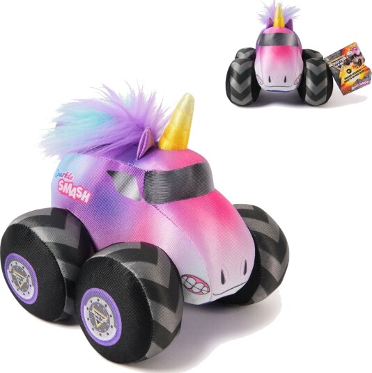 Monster Jam Monster Truck Kosedyr Med Lyd 17 cm Sparkle Smash Monster Jam Monster Truck Kosedyr Med Lyd 17 cm Sparkle Smash