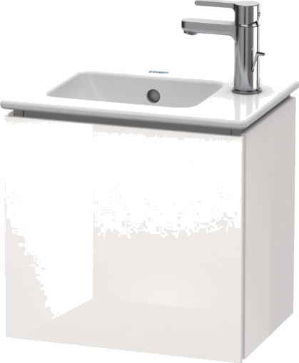 Duravit L-Cube Servantskap m/1 dør høy 420x400x294 mm Hvit Høyglans