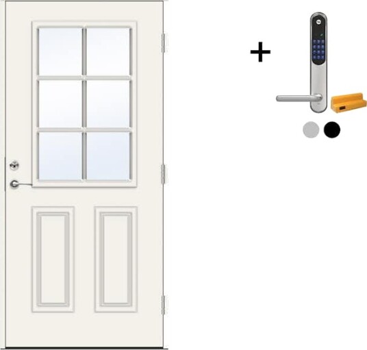 Ytterdør Swedoor Advance-Line Classic Monteverdi med Yale Doorman Classic Home Ytterdør Swedoor Advance-Line Classic Monteverdi med Yale Doorman Classic Home