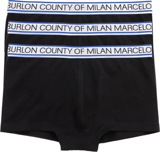 Marcelo Burlon Herre Undertøy Svart 2XL,