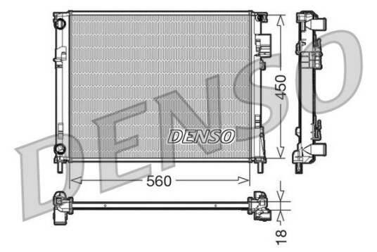 Radiator DENSO DRM23095