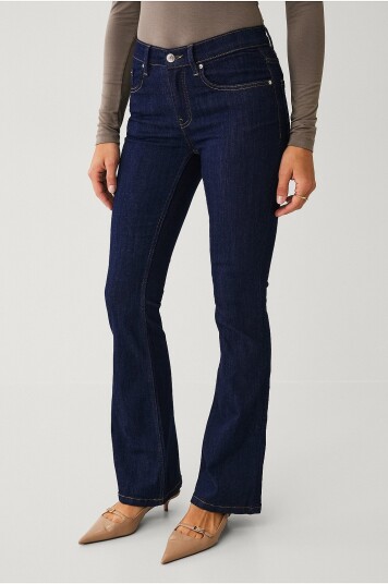 Gina Tricot Jeans Low Waist Bootcut Blå