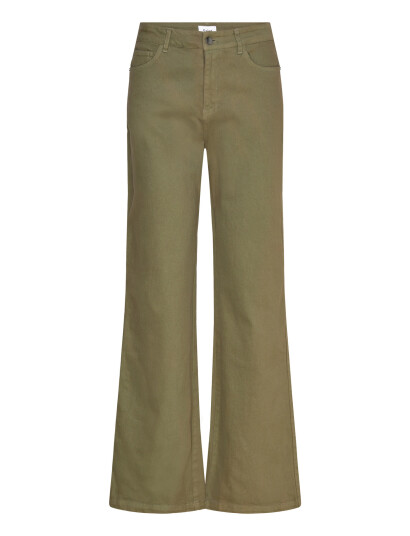 Saint Tropez Ilusz Wide Leg Jeans Khaki green XL