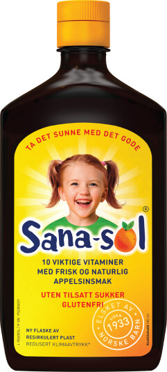 Sana-sol Multivitamin, Appelsin, 500 ml Sana-sol Multivitamin, Appelsin, 500 ml