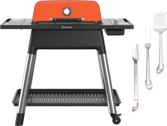 Everdure Force Gen Iii Gassgrill Oransje Inkl. Sett Med Grillutstyr Everdure Force Gen Iii Gassgrill Oransje Inkl. Sett Med Grillutstyr