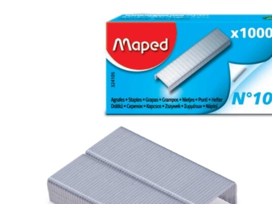 Maped 324105 Pakke Med Stifter Festing 1000 Stifter ?10 Metallisk Papir
