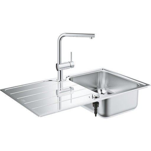 Grohe K500 kjøkkenvask 86x50 rustfritt stål Grohe K500 kjøkkenvask 86x50 rustfritt stål
