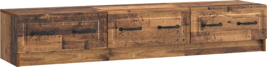 TV skap med skuff Gammelt tre 147 x 34,5 x 27 cm Konstruert tre TV skap med skuff Gammelt tre 147 x 34,5 x 27 cm Konstruert tre