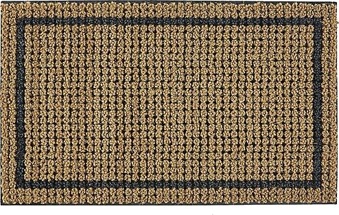 Jernia Dørmatte riviera border kokostuftet matte 45x75cm