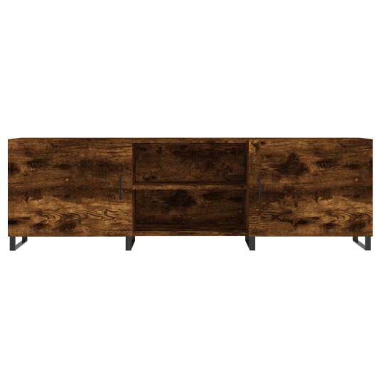 vidaXL TV-benk røkt eik 150x30x50 cm konstruert tre 8720845427269