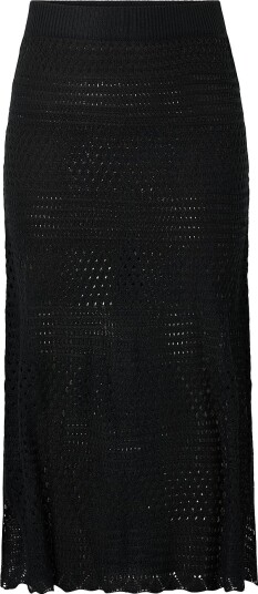 Studio   Maxi skjørt Sfanni Knit   Svart