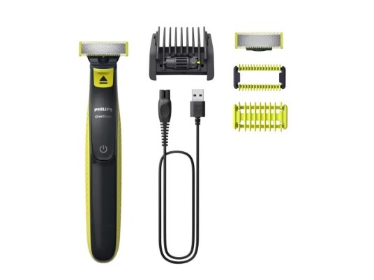 Philips Norelco OneBlade QP2824/20 Ansikte + kropp Folierakapparat Grå Lime Contour-following technology Dual protection system Origin Philips Norelco OneBlade QP2824/20 Ansikte + kropp Folierakapparat Grå Lime Contour-following technology Dual protection system Origin