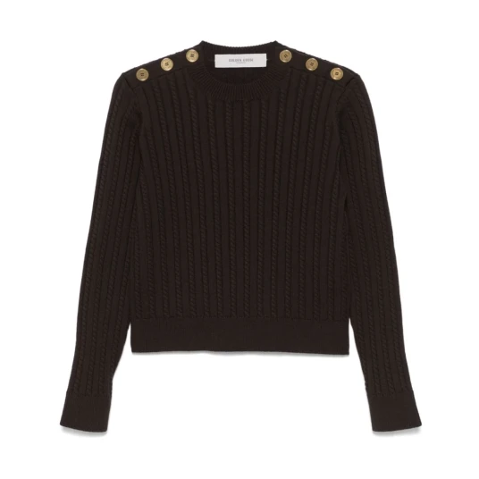 Golden Goose Dame Strikkevarer Brun M Golden Goose Dame Strikkevarer Brun M