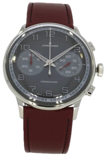 Junghans Herreklokke 27/3685.00 Meister Grå/Lær Ø40.8 mm