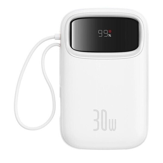 Baseus QPow 2 10000 mAh Hvit