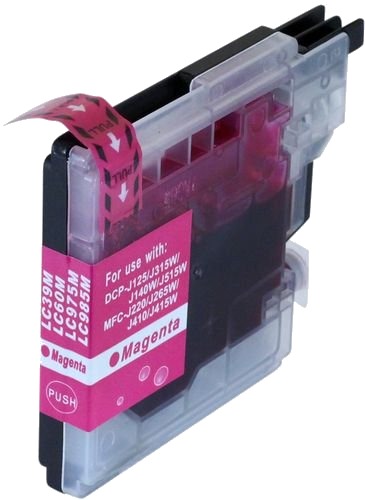 Kompatibel med LC985M blekkpatron magenta for Brother