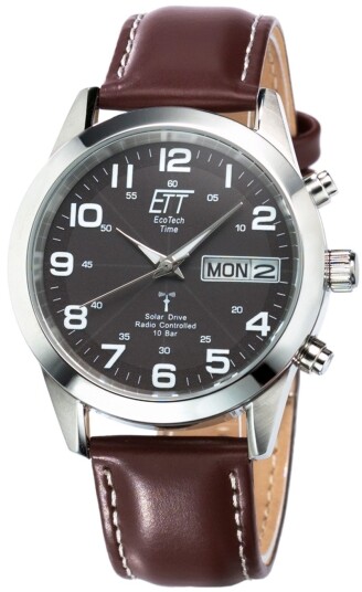 ETT Eco Tech Time Herreklokke EGS 11251 22L Gobi Brun/Lær Ø40 mm ETT Eco Tech Time Herreklokke EGS 11251 22L Gobi Brun/Lær Ø40 mm