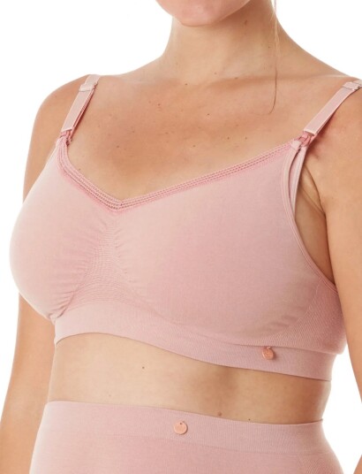 Cache Coeur Maternity And Nursing Bra Organic Pink M