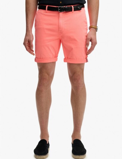Superdry Premium Regular Chino Short   Coral   36