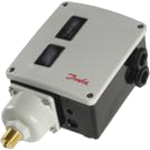 Danfoss RT110 trykkbryter 3/8", 0,2-3 bar 212x74 mm