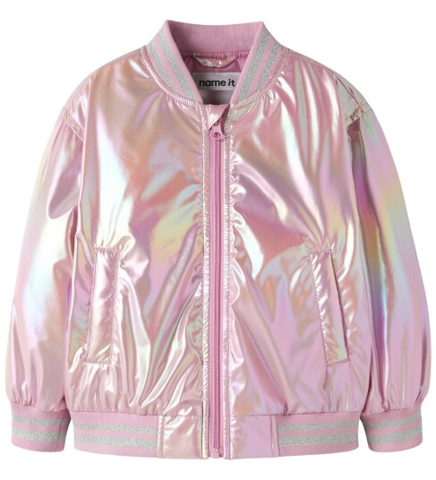 Name It Jakke   Bomber   NmfMolina   Monnlit Mauve   Name It   1 år (80)   Overgangsjakke   Rosa