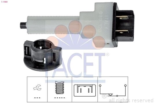 Bremselysbryter FACET 7.1080