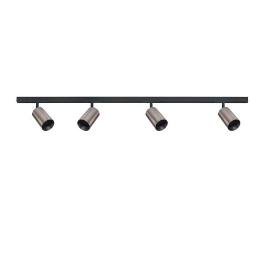 ANTIDARK Designline Tube Kit PRO 4 spotlights 1,9 m titan Stue 2.2 Svart ANTIDARK Designline Tube Kit PRO 4 spotlights 1,9 m titan Stue 2.2 Svart