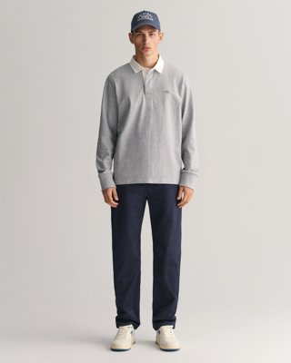 Twillchinos i regular fit MARINE 3134