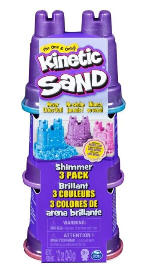 Kinetic Sand Kns Rfl Sglshmrmltpk Vert Upcx Fr Gml Kinetisk Sand For Barn 4 År Ikke Giftig Blå Rosa Lilla