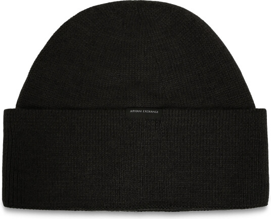 Armani Exchange Beanie Hat Grey ONE SIZE Armani Exchange Beanie Hat Grey ONE SIZE