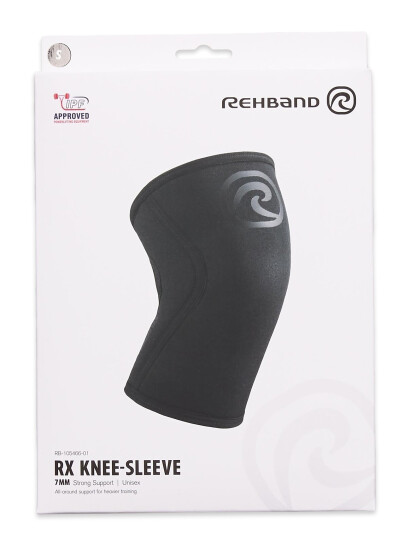 Rehband Rx Knee-Sleeve 7Mm - Black - M