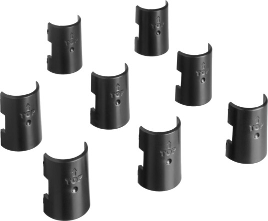 VEGA Monteringsklips til hyllesystem; 5 cm L; Svart; 4 Stykk / Forpakning VEGA Monteringsklips til hyllesystem; 5 cm L; Svart; 4 Stykk / Forpakning