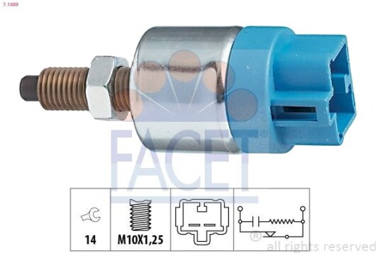 Bremselysbryter FACET 7.1089 Bremselysbryter FACET 7.1089